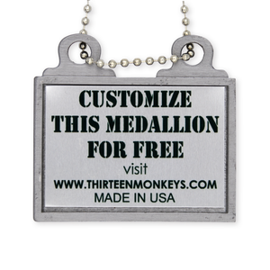 Customize your FREE K.I.A. Medallion